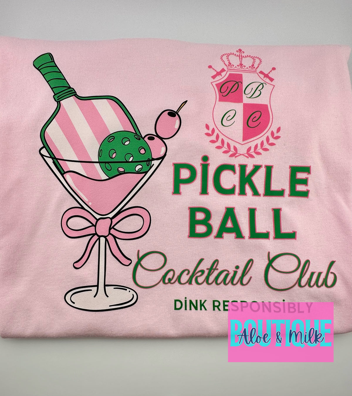 Pickleball Cocktail Club T-Shirt