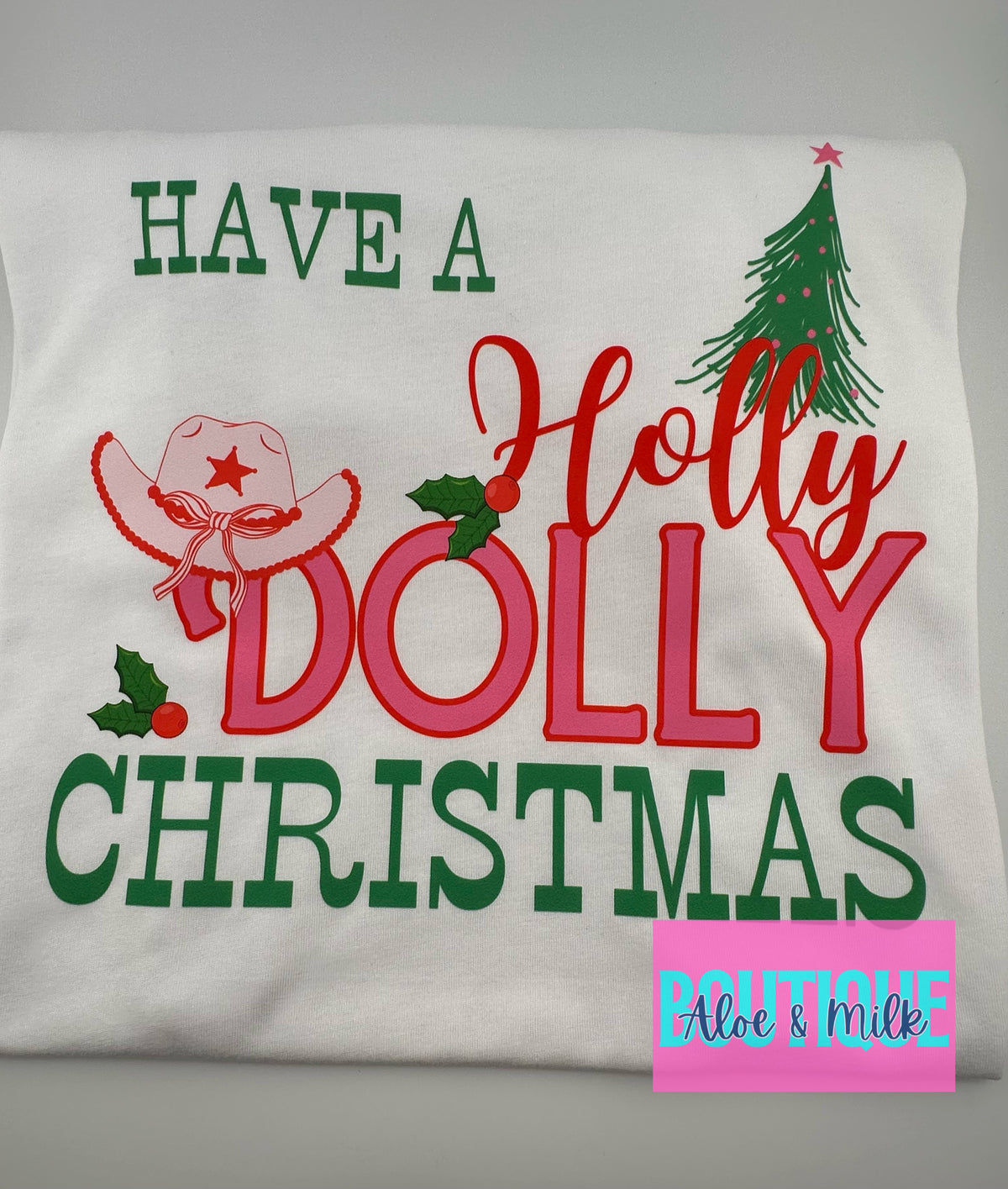 Holly Dolly Christmas T-Shirt