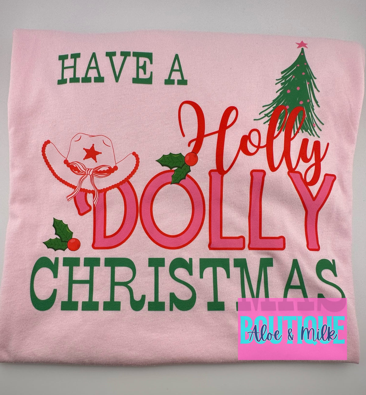 Holly Dolly Christmas T-Shirt