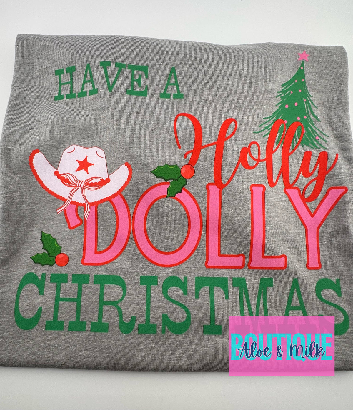 Holly Dolly Christmas T-Shirt