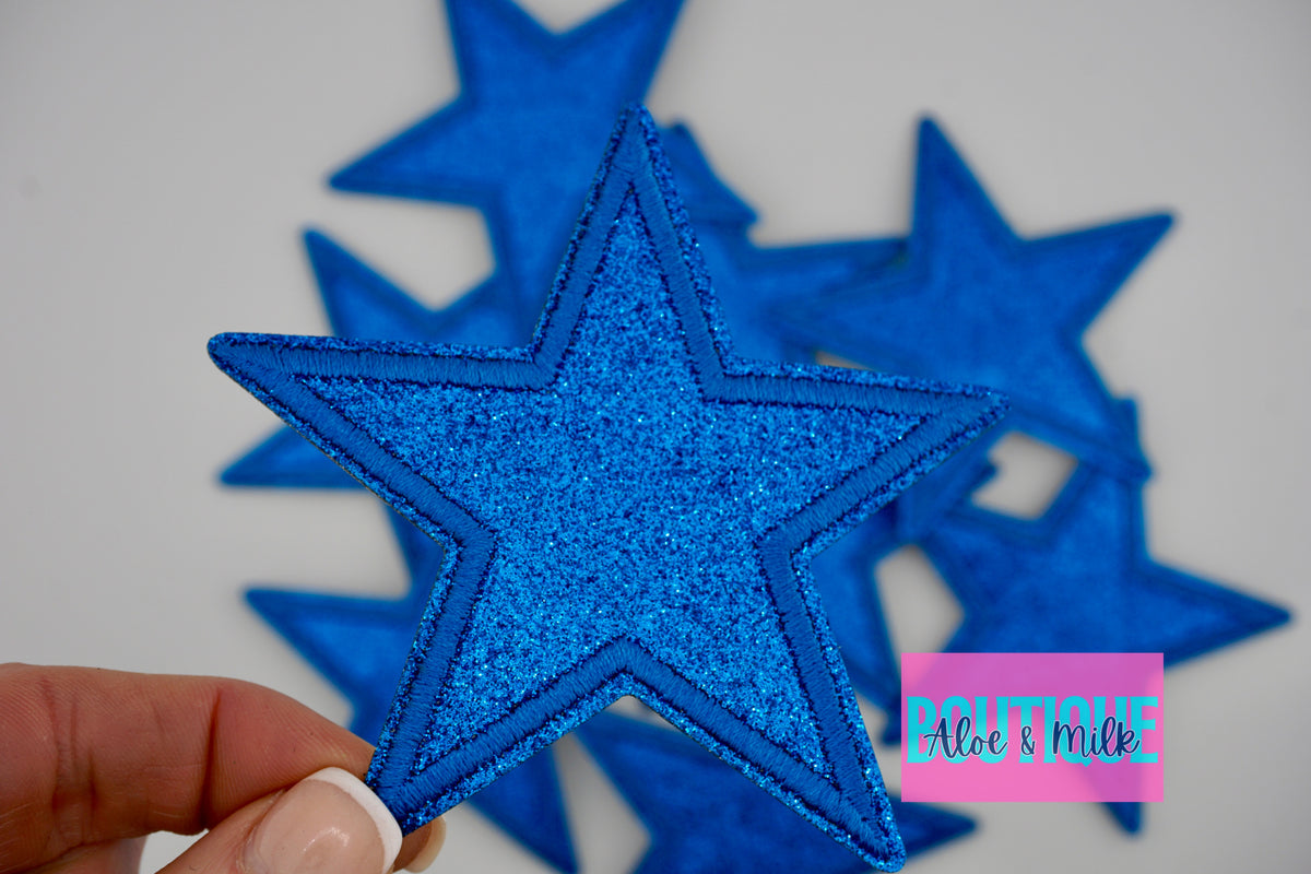 Fine Glitter Star Medium 7.6cm