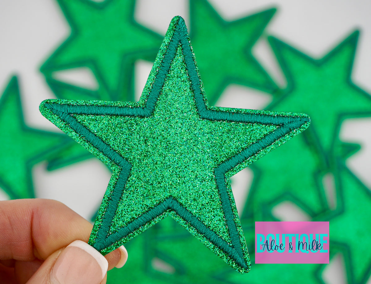 Fine Glitter Star Medium 7.6cm