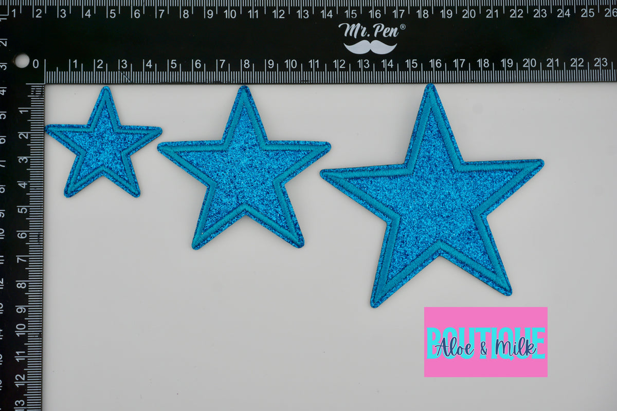 Fine Glitter Star Bundle 1 of each color