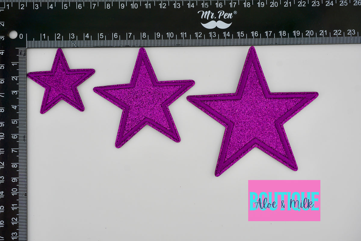 Fine Glitter Star Bundle 1 of each color
