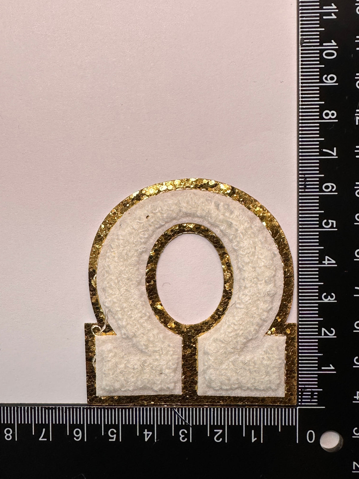 Greek Omega Alphabet Patch