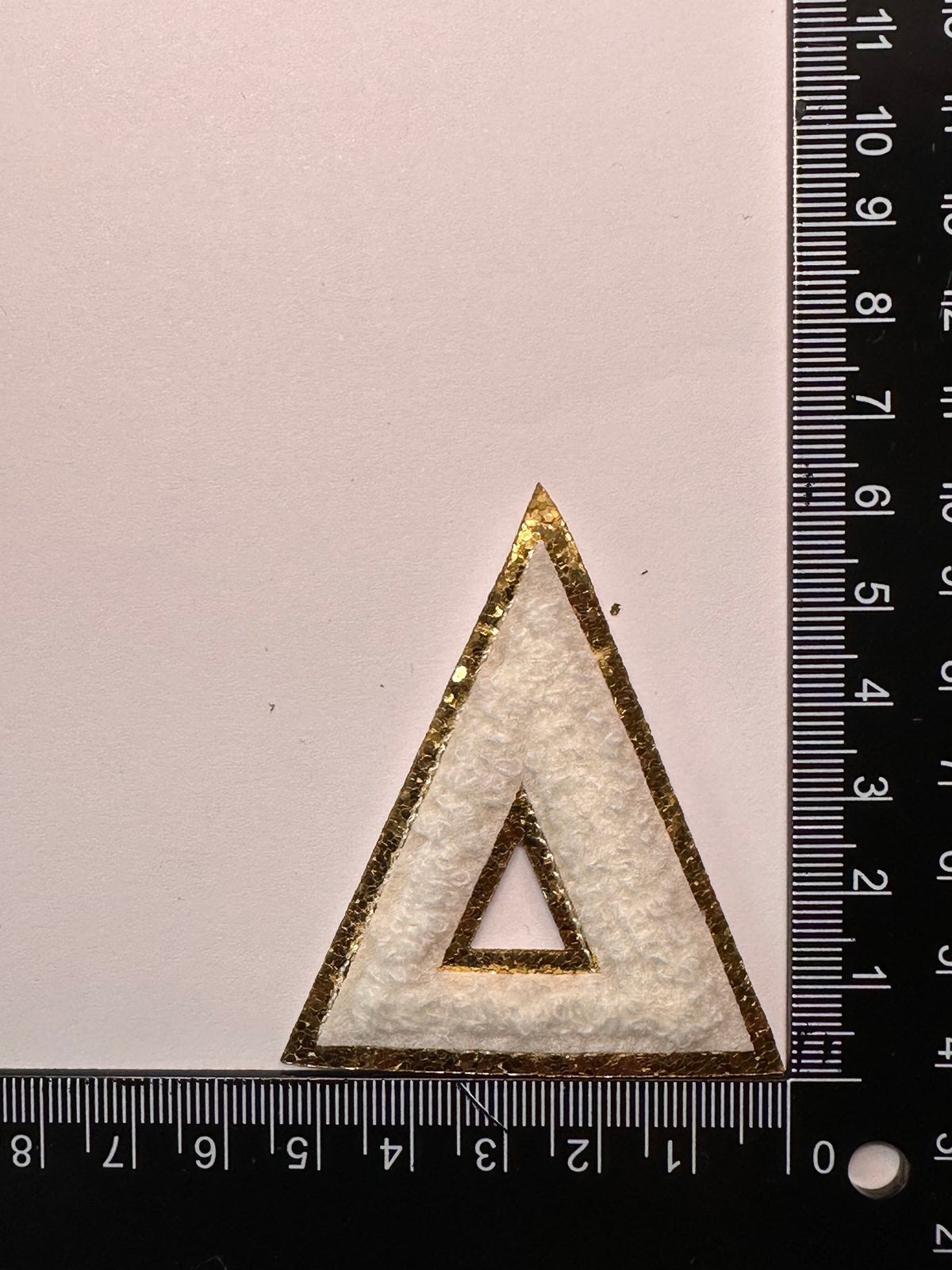 Greek Delta Alphabet Patch
