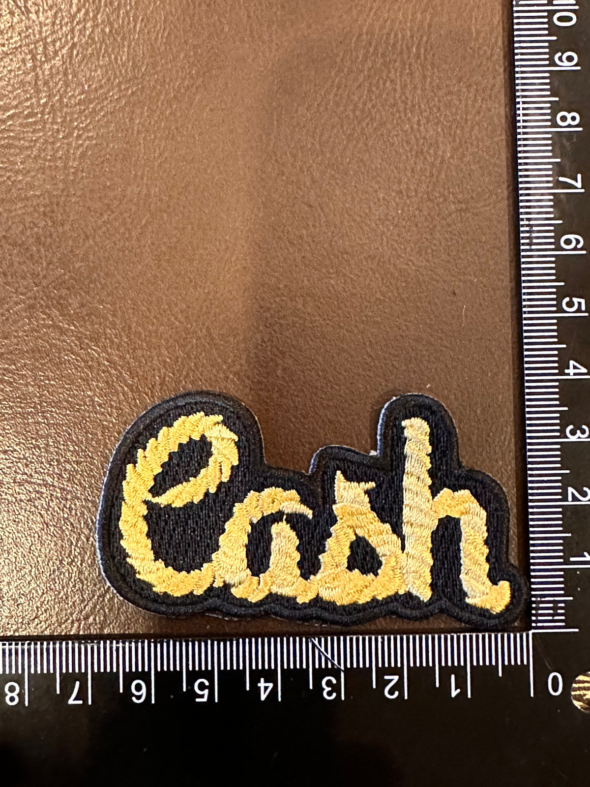 Cash Golden Rope patch, johnny cash patch, western patches, country music patch, cash patch