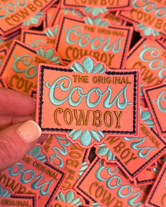 Coors Cowboy Turquoise Patch