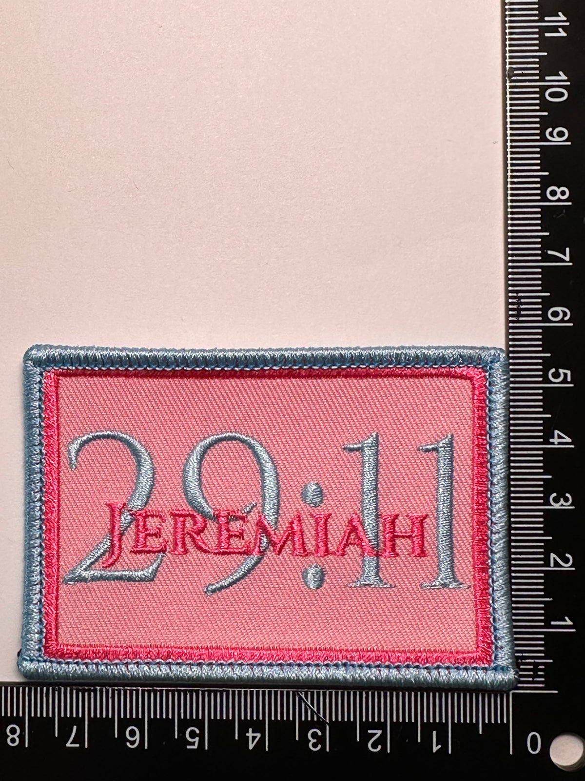 Jeremiah 29:11 Patch, inspirational patch, faith patches, christian patches