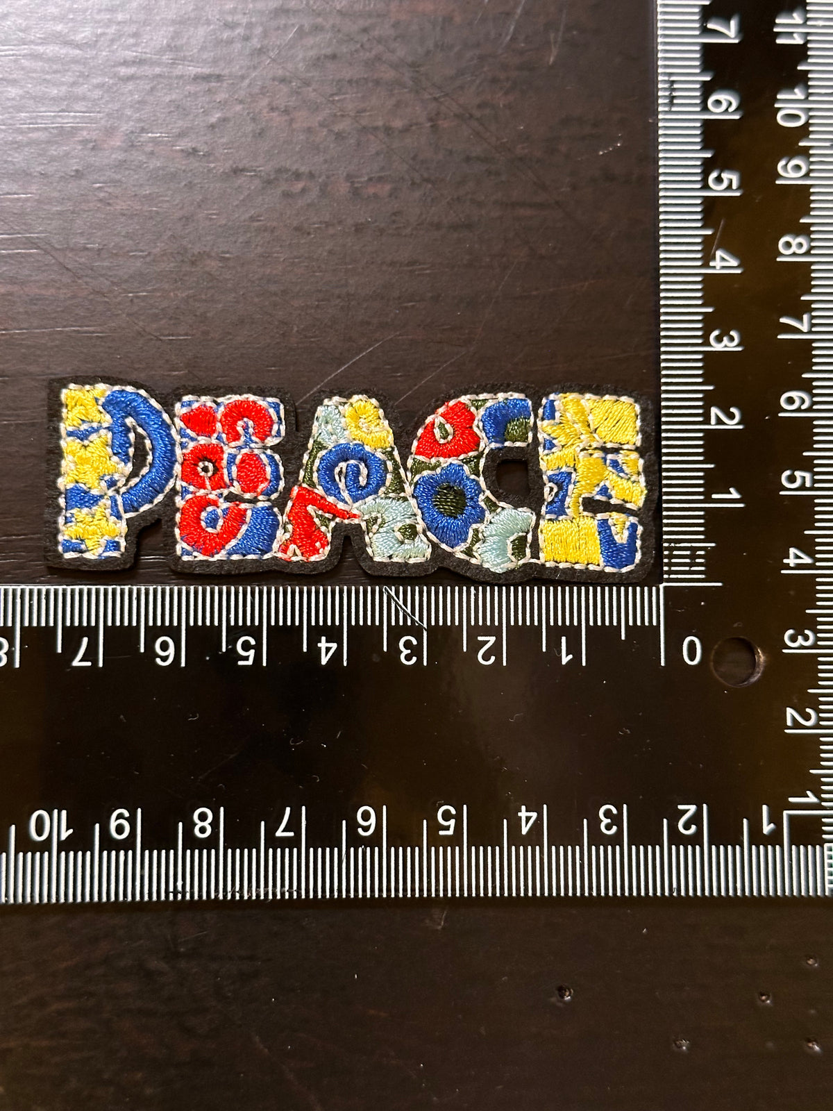Peace Letters Iron on Patch